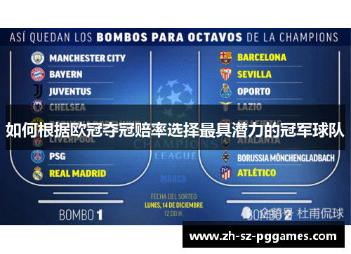 如何根据欧冠夺冠赔率选择最具潜力的冠军球队